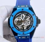 Best Imitation Watches From China New Hublot Big Bang Blue Skeleton Watch